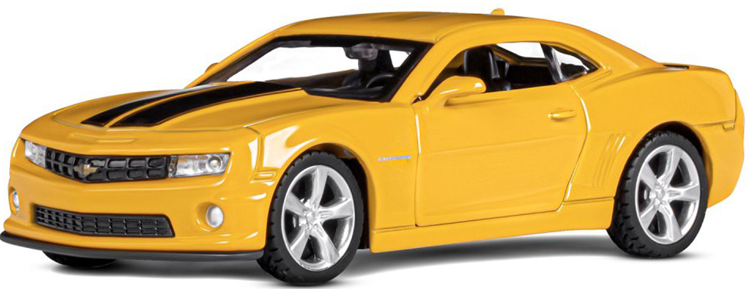 ТМ Автопанорама Машинка металлическая Chevrolet Camaro SS, жёлтая, 1:43  купить в Ростове-на-Дону в интернет-магазине LEMI KIDS