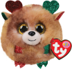 Игрушка мягконабивная TY Puffies Рождественский Олень Fudge 10 см