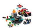 Конструктор LEGO City Fire Пожарная бригада и полицейская погоня