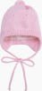 Шапка детская вязаная Amarobaby Pure Love Cutie, размер 40-42, розовая, демисезонная, с подкладом