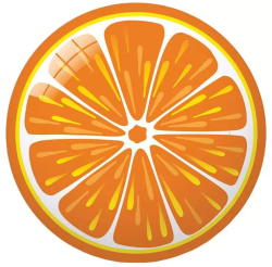 Мяч Star Апельсин, 23 см