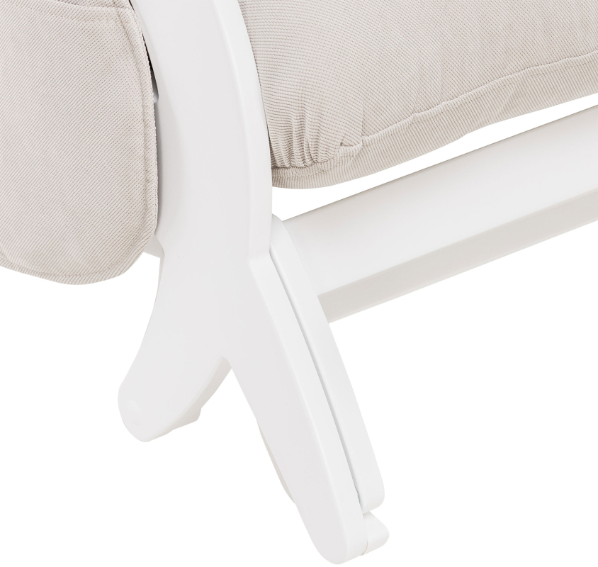 Кресло для кормления Milli Dream с карманами Молочный дуб, ткань Verona Light Grey