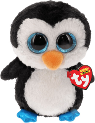 Мягкая игрушка TY Beanie Boo's пингвин Waddles 15 см