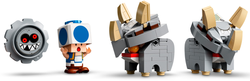 Конструктор Lego Super Mario 71390 Дополнительный набор «Нокдаун резноров»