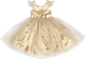 Платье Little Star Золотая Золушка 80