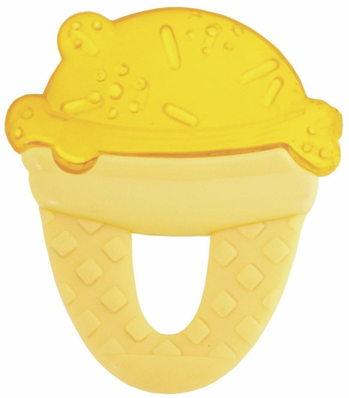 Прорезыватель Chicco Fresh Relax Мороженое, жёлтый
