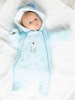 Комбинезон утеплённый Luxury Baby Звёздочка голубой 68