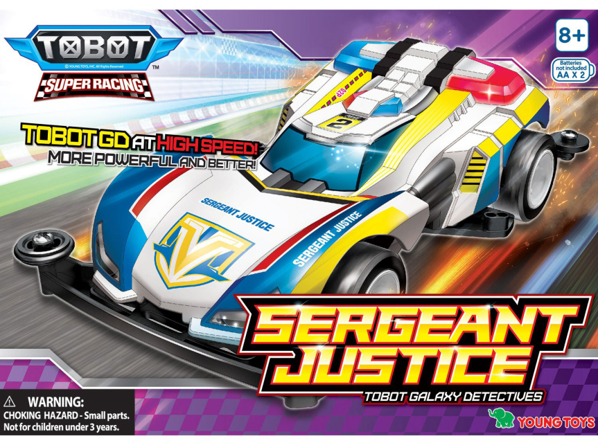 Трансформер Young Toys Tobot Super Racing Sergeant Justice 301202 разноцветный
