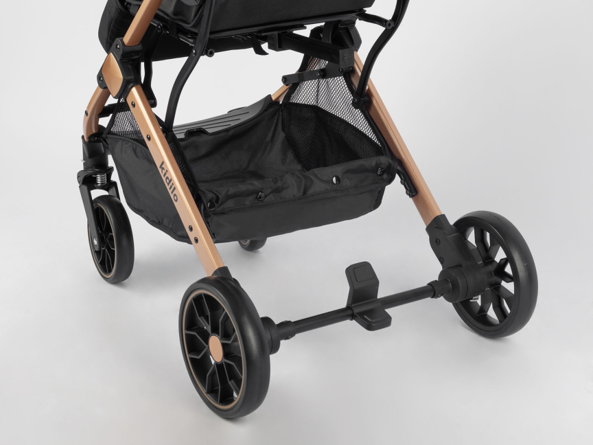 Детская прогулочная коляска  Kidilo цвет Black K10