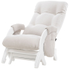 Кресло для кормления Milli Dream с карманами Молочный дуб, ткань Verona Light Grey