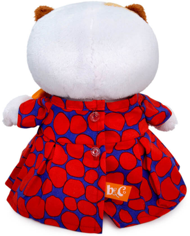 Игрушка мягконабивная Ли-Ли Baby в платье с оранжевым бантом