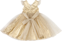 Платье Little Star Золотая Золушка 80