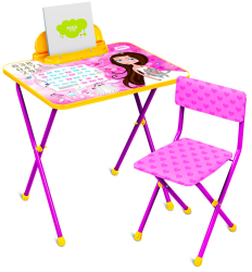 Набор мебели Nika Kids Маленькая Принцесса стол + мягкий стул