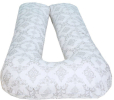 Подушка для беременных AmaroBaby U-образная Дамаск серый