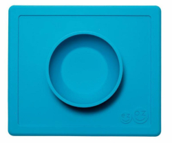 Тарелка с подставкой Ezpz Mini Bowl синий
