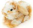 Игрушка мягконабивная цветной Кролик, лежащий, 22 см