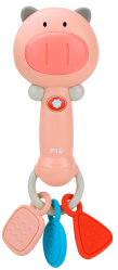 Развивающая игрушка-погремушка Pituso Пиги свет, звук